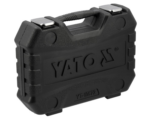Набор ударных головок 1/2 дюйма 25шт. YATO YT-10572