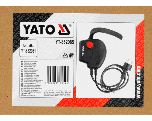 Переключатель для электрической газонокосилки YT-852081 YATO YT-852085