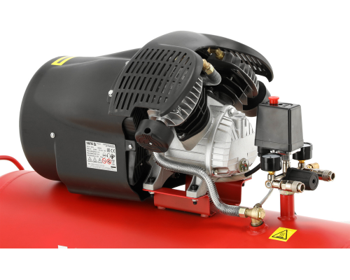 Масляний компресор 100л два циліндра YATO YT-23311