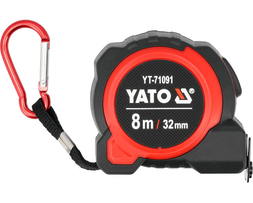 Рулетка вимірювальна 8 м х 32 мм YATO YT-71091