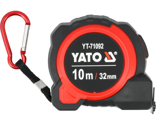 Рулетка вимірювальна 10 м х 32 мм YATO YT-71092