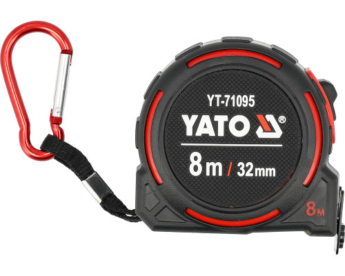 Рулетка вимірювальна 8 м х 32 мм YATO YT-71095