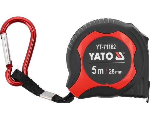 Рулетка вимірювальна 5 м х 28 мм YATO YT-71162