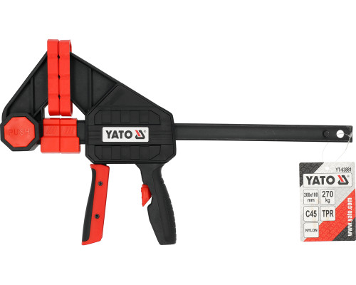 Быстросъемный зажим 300мм / 270кг YATO YT-63883