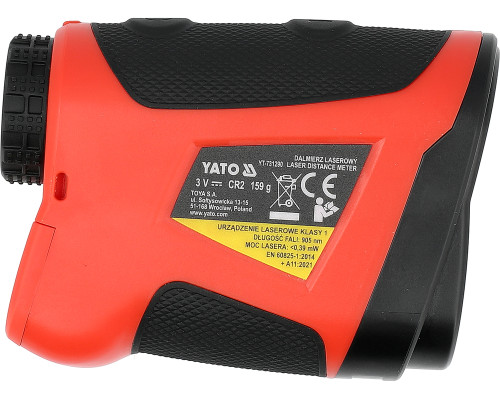 Телескопический лазерный дальномер на 1000 м YATO YT-731290