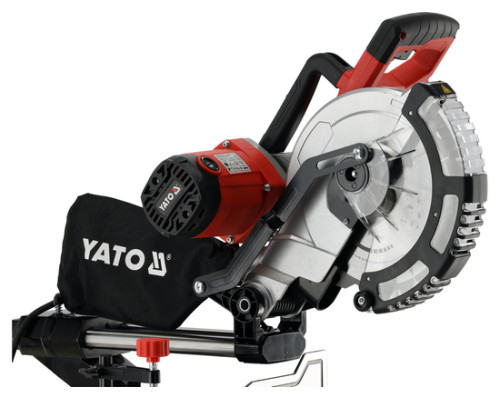 Пила торцовочная с лазером 255 мм 1800 Вт 40T YATO YT-821732