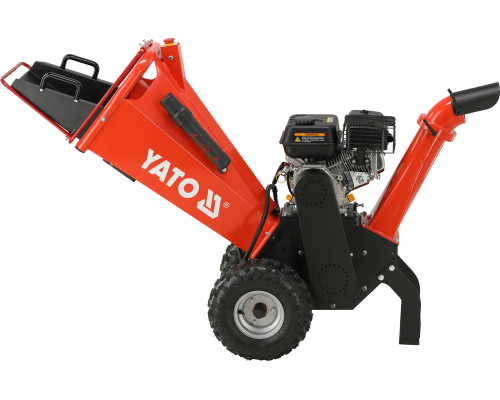 Бензиновий подрібнювач гілок діаметр 100 мм, ємність 196 см³ YATO YT-86155