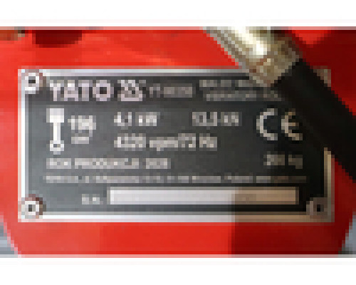 Бензиновый вибрационный каток для дорожных работ YATO YT-90501