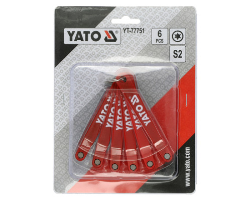 Набор низкопрофильных бит для отвертки YATO YT-77751
