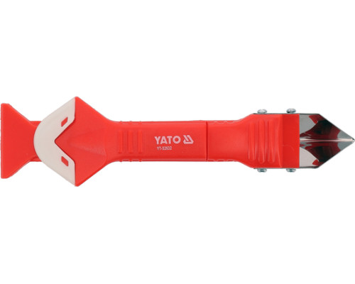 Скребок для затирки и силикона с набором наконечников YATO YT-52632