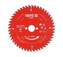 Диск пиляльний для дерева TCT PTFE 140x20x48T YATO YT-608731