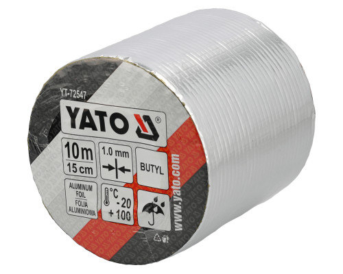 Бутиловая лента 150 мм x 10 м YATO YT-72547