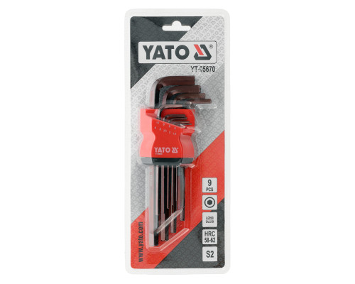 Набор дополнительных ключей 1.5-10 мм 9 шт. YATO YT-05670