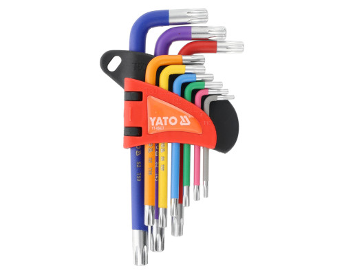 Набор ключей TORX T10-T50 9 шт. YATO YT-05637