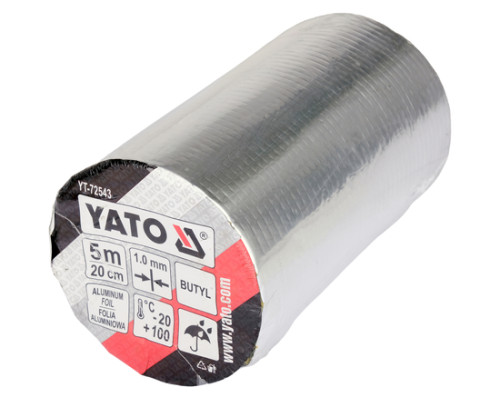 Бутиловая лента 200мм х 5м YATO YT-72543