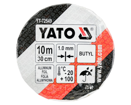 Бутиловая лента 300мм х 10м YATO YT-72549