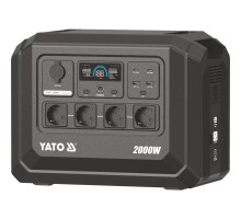 Портативна зарядна станція 2000 Вт, 1024 Вт·год, LIFEPO4, EPS, YATO YT-83089