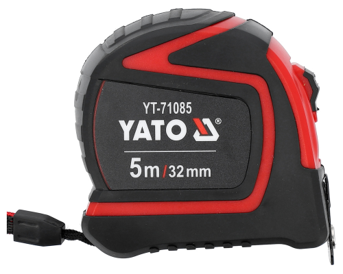Рулетка рулонна зі сталевою стрічкою 5м х 32мм YATO YT-71085