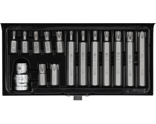 Насадки для викруток TORX, набір із 15 шт. YATO YT-0411