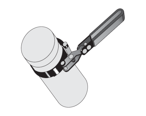 Ключ для масляного фільтра 73-85 мм стрічковий YATO YT-0821