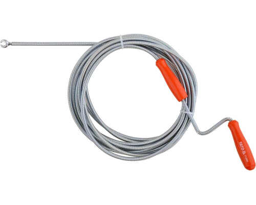 Трос для прочищення каналізації 5 м х 9 мм YATO YT-25004