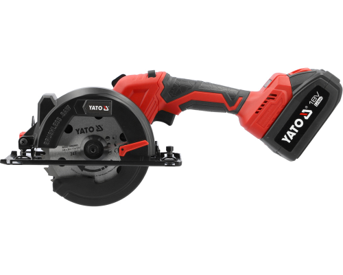 Безщіткова акумуляторна пила 18 В 140 мм з акумуляторами та ЗП YATO YT-8281185