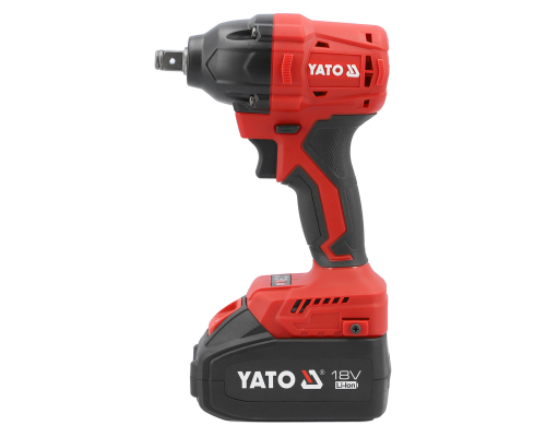 Безщітковий акумуляторний ударний дриль 18В 350Нм з двома акумуляторами та ЗП YATO YT-8277925