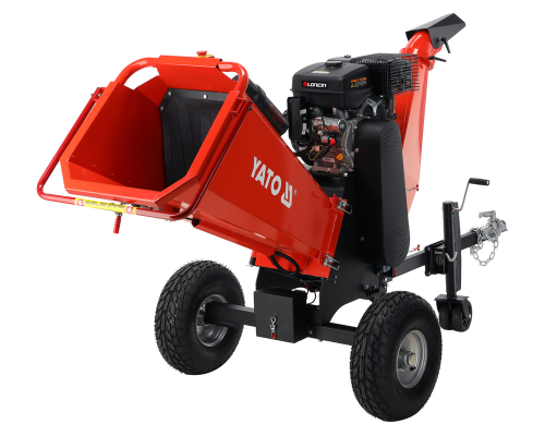 Бензиновий подрібнювач гілок діаметр 150 мм, ємність 420 см³ YATO YT-86158