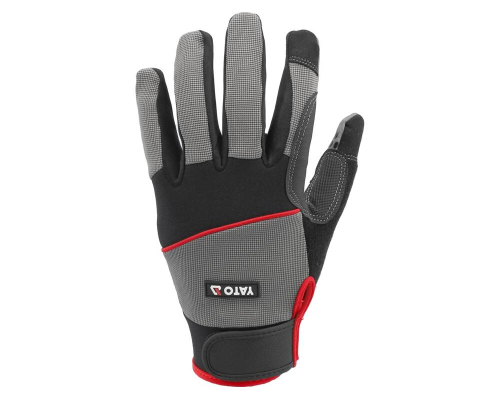 Захисні рукавички із синтетичної шкіри, р.9 YATO YT-74665