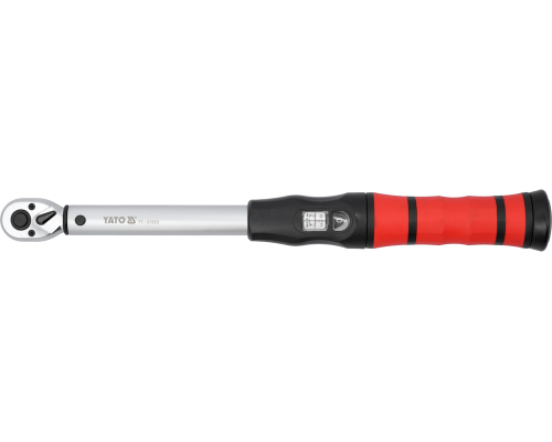 Динамометричний ключ 3/8" з діапазоном регулювання 20-120 Нм YATO YT-07693