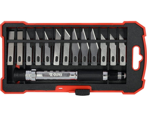 Набір прецизійних ножів 14 елементів YATO YT-75140