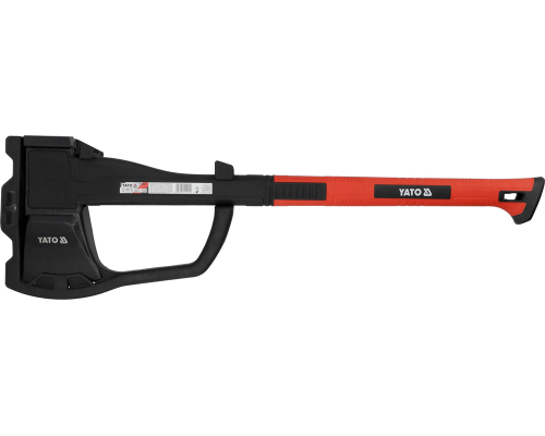 Сокира-колун 2800 г з нейлоновою ручкою 710 мм YATO YT-79973
