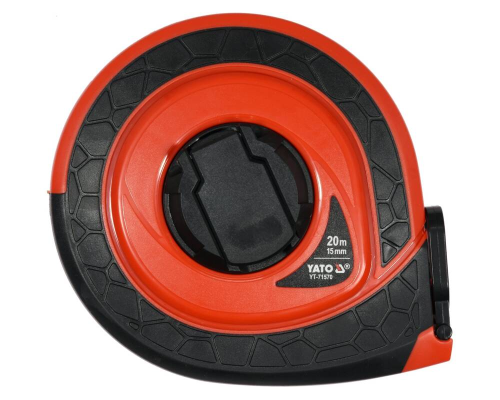 Рулетка скловолоконна 20м х 15мм гладка YATO YT-71570