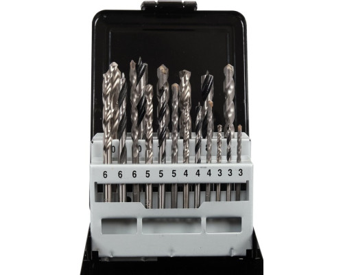 Набір універсальних свердел із 18 шт YATO YT-43490