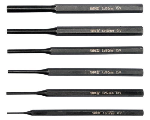 Набір прецизійних пуансонів - виколоток YATO YT-47121