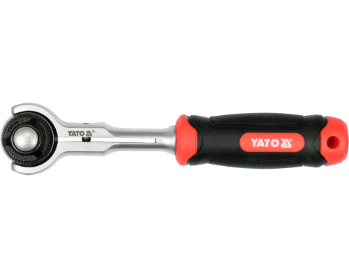 Трещетка с поворотной головкой 1/4" YATO YT-07200