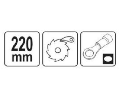 Щипці для обтиску з'єднувачів 0,5-6 мм² YATO YT-2246