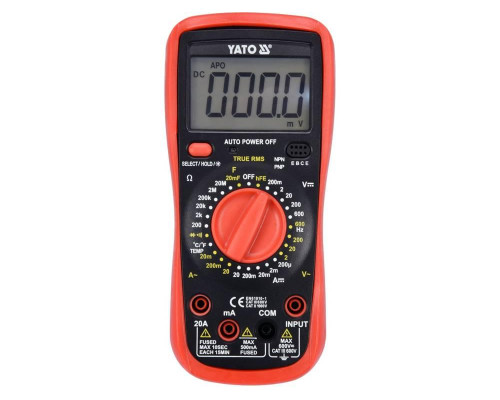 Цифровий багатофункціональний вимірник TRUE RMS YATO YT-73083