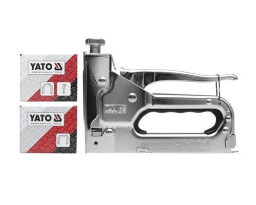 Степлер з регулятором сили для скоб і цвяхів YATO YT-7000