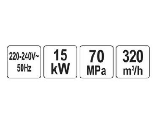 Газовий нагрівач 15кВт YATO YT-99730