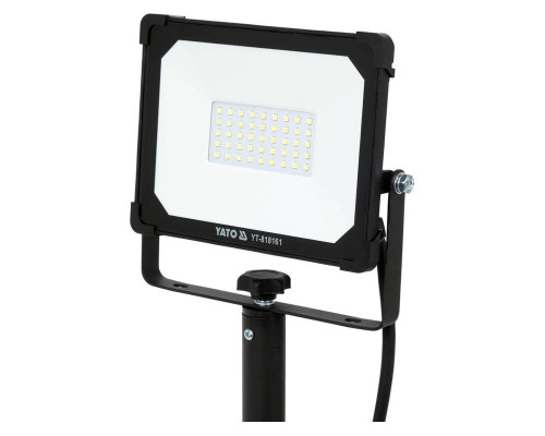 SMD Світлодіодний прожектор з підставкою 30Вт 2850лм YATO YT-818161