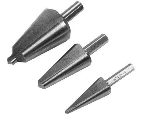 Набір конусних свердел по металу YATO YT-44730