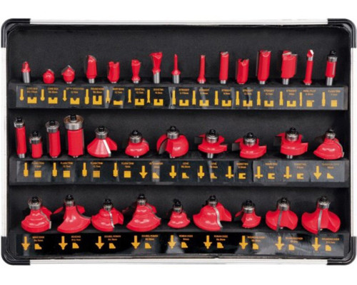 Набір фрез по дереву для електрофрезера YATO YT-6803