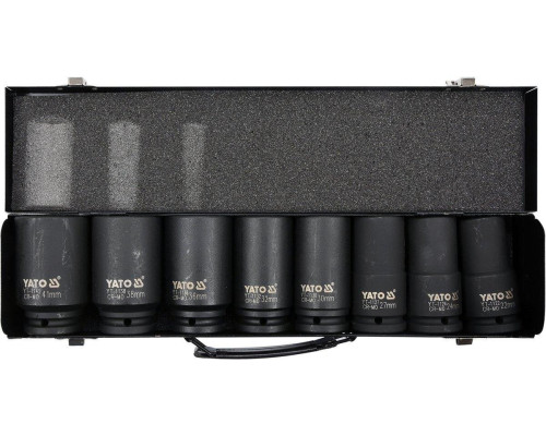 Набір ударних торцевих головок 3/4" 8 шт. YATO YT-1155