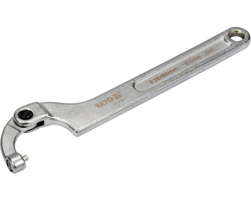 Ключ гайковий з круглим штифтом 35-50 мм YATO YT-01676
