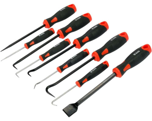 Набір гачків із ручкою 9 шт YATO YT-08426