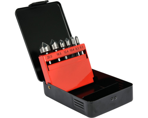 Набір зенковок конічних по металу HEX-1/4" 6 шт YATO YT-44729