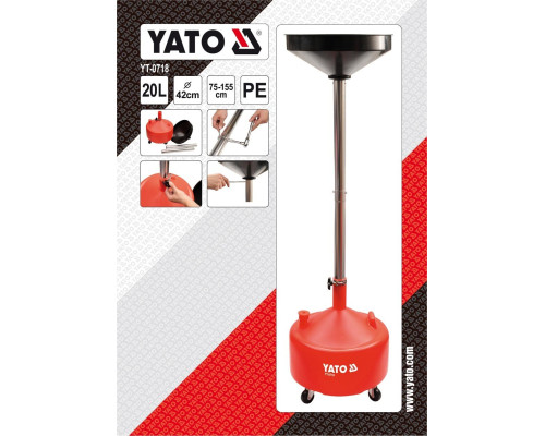Пристрій для зливу масла YATO YT-0718