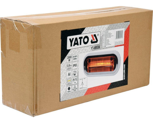 Інфрачервоний обігрівач з низьким рівнем відблисків YATO YT-99536