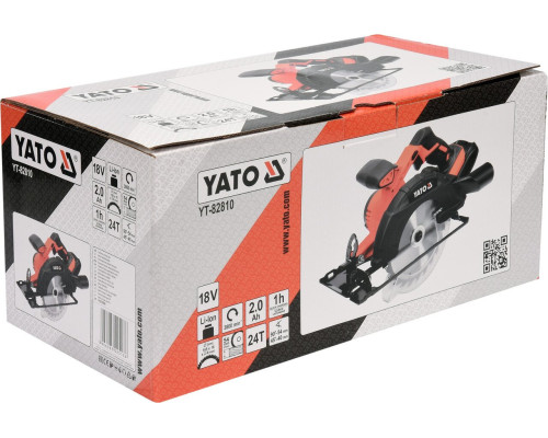 Акумуляторна дискова пила YATO YT-82810